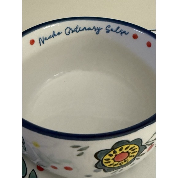 Taco Tuesday Let's Taco Bout It Platter‎ 12"x 8" Salsa Queso Bowl 4" Fiesta - Picture 4 of 13